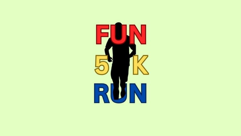 5k Fun Run Sat 15th Aug 9.45-11am
